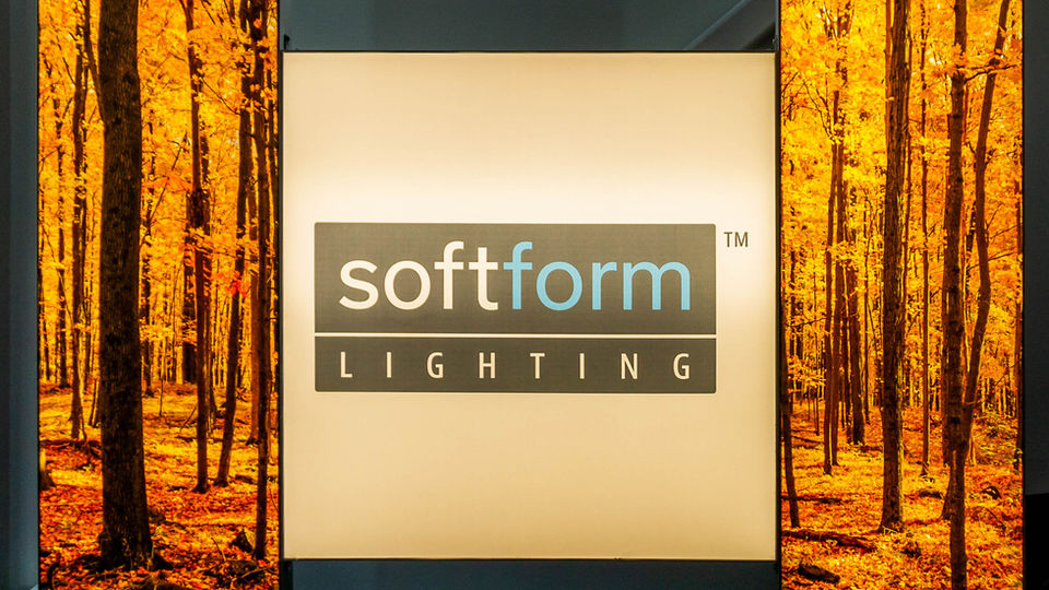 Large Format Stretched Fabric Lighting